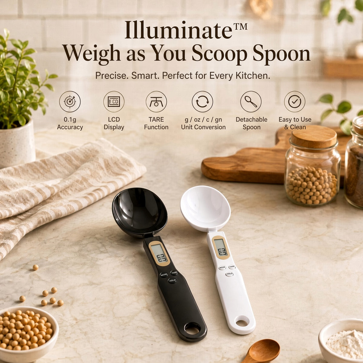 Illuminate™ Weigh as You Scoop Spoon